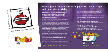 Fruit Revival brochure